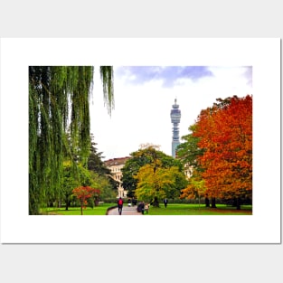 Autumn Trees Regent's Park London England Posters and Art